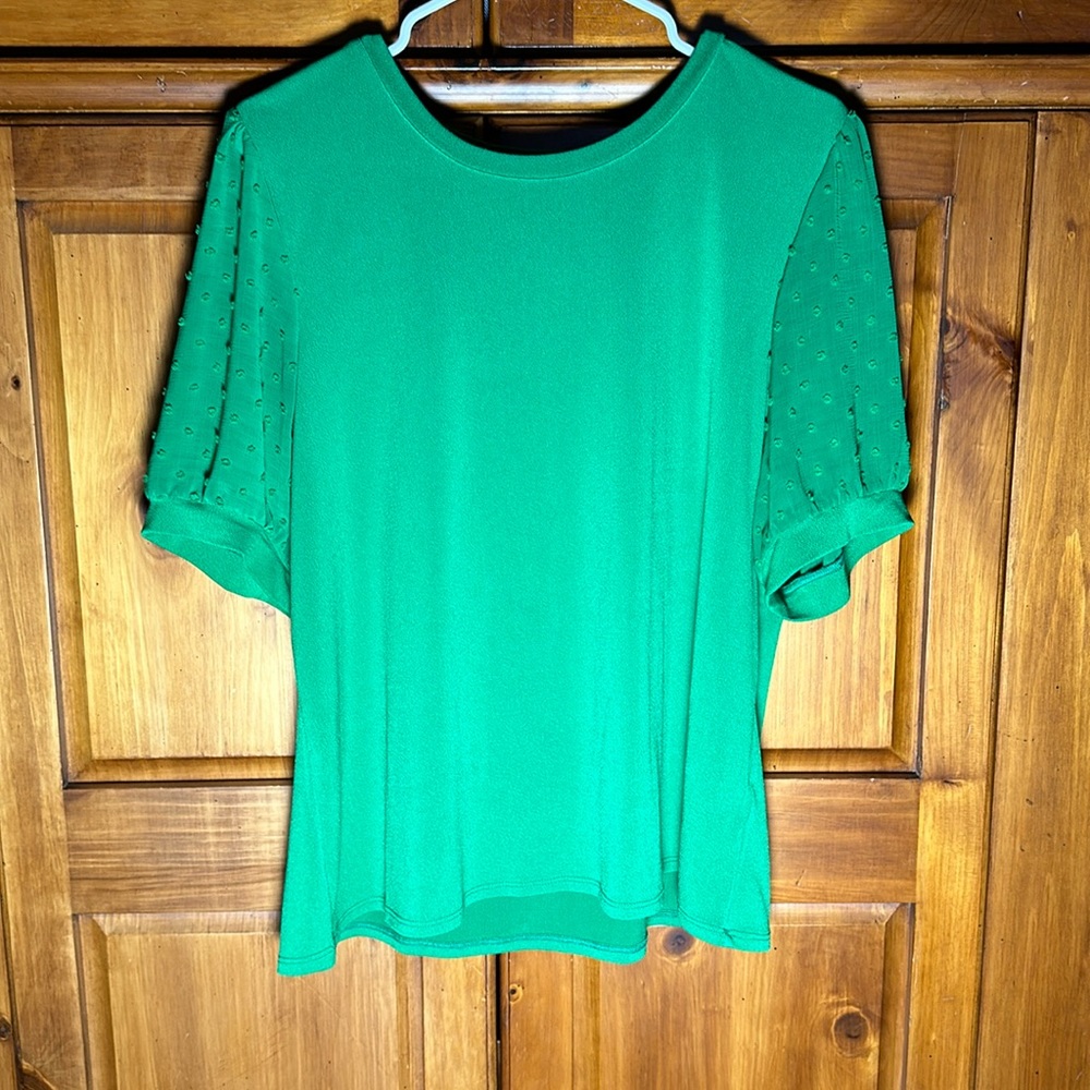 Cece Women’s Green Business Blouse
